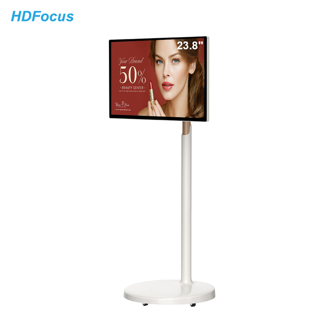 23.8 Inch Indoor Smart Touch Incell Screen Wireless Display Android Lcd Rotatable Monitor Interactive Screen Tv for Movies Games