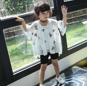 Cheap Supplier Imported Clothes Oversized Stock Kid Tassel Shirt - Product Image 2