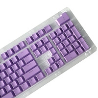 Clavier mécanique compatible avec les dispositions ANSI/ISO, touches françaises/espagnoles/japonaises, etc., avec injection double couleur en plastique ABS