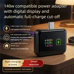 เครื่องชาร์จเร็ว 140W พร้อมระบบตัดการเชื่อมต่ออัตโนมัติ ป้องกันการชาร์จเกิน ระบบควบคุมอุณหภูมิอัจฉริยะ AI สำหรับโทรศัพท์ - Product Image 2