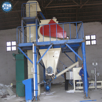 Machine de fabrication de carreaux à mortier sec, mixeur adhésif, mastic murale