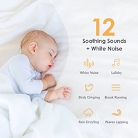 Machine de son de bruit blanc Portable avec Bluetooth bébé pépinière lumière enfants veilleuse lampe Machine de bruit blanc
