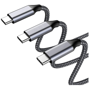 Черный Тип C к Usb длинный кабель 240 Вт Быстрая зарядка 20 Гбит/с передача данных высокого разрешения для ноутбука/док-станции/компьютера - Product Image 3