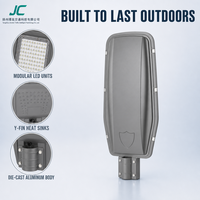 Lampadaire Solaire JC Chubby Tout-en-un IP65 Étanche Haute Luminosité 6000K Lumière du Jour LED pour Route avec Détecteur de Mouvement Garantie 3 Ans