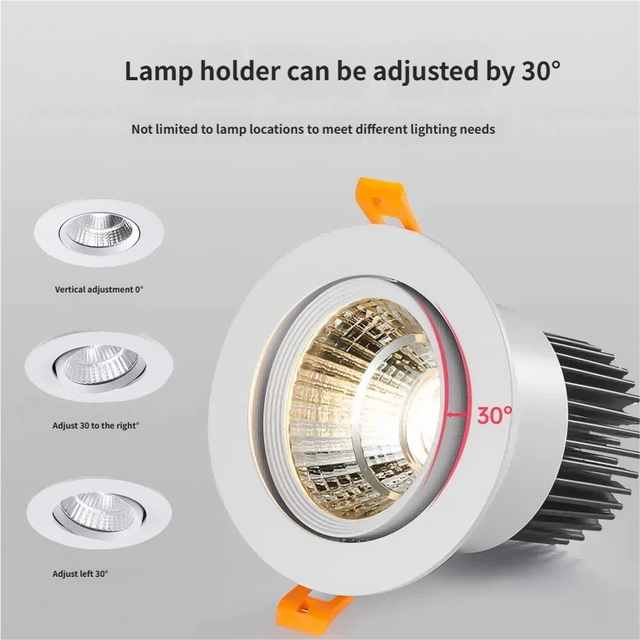 Hotel Engineering Project Lighting 7W Ceiling Lamps Shop High Brightness Tube Mall COB Aluminum Fixture Spotlight