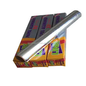 Heavy Duty Aluminum Foil Wrapping Paper Disposable Food Packaging Aluminum Foil Paper Roll For Kitchen Use