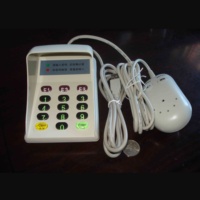 GHE 515 Keyboard Mini Ergonomis USB 2.0 Desktop Baru dengan Layar LCD, Anti Sadap Suara, Tahan Air, Tahan Tumpahan, Tombol Pin Numerik
