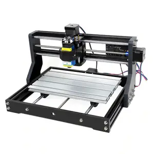 LUNYEE Mini CNC 3018 PRO3軸100Wレーザー彫刻機ステンレス鋼MatelアクリルDIY用