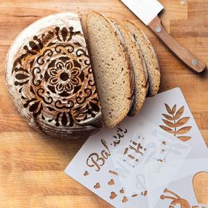 Set di 12 Stencil per Pane Artigianale, Stampi per Decorazione Pane, Kit per Cucina e Pasticceria - Product Image 4