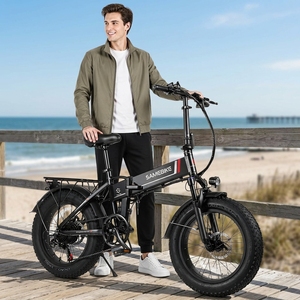 SAMEBIKE 20*4.0 Fat Tire Electric Hybrid Bike 48v Fat Tire Wheel Rear Hub <strong>Motor</strong> Lithium Battery <strong>EBike</strong> - Product Image 4