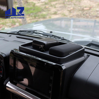 Boîte de rangement de la console centrale intérieure de la voiture en ABS noir 3/5 portes, accessoires intérieurs de la console du tableau de bord pour Suzuki Jimny JB64 JB74 2019+