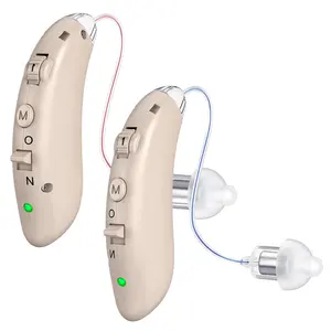 Alat bantu dengar kait telinga, perangkat perusahaan Digit mendengar Mini tidak terlihat BTE Unseen alat bantu dengar