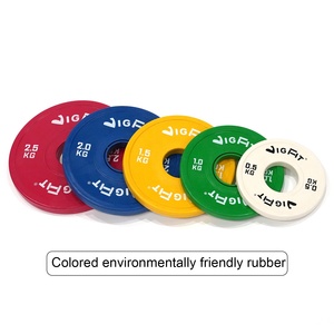 Vigfit Hot Bán Trọng Lượng Nâng Trọng Lượng Tấm Thiết Lập Màu Môi Trường Cao Su Cho Cử Tạ, Powerlifting Hoặc Thể Dục Dụng Cụ - Product Image 2