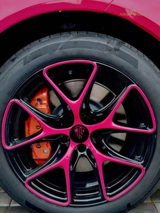 Rines de Aleación de Aluminio de 20 Pulgadas con Forma de Pétalo Personalizados, Pintura Horneada <span class=keywords><strong>Barbie</strong></span>, Alto Brillo, para Zhiji L6 Zeekr - Product Image 2