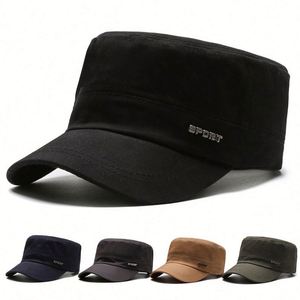 Design Custom logo Solid Color Flat Top <b>Hat</b> Outdoor Activity Sports Casual <b>Hat</b> - Product Image 6
