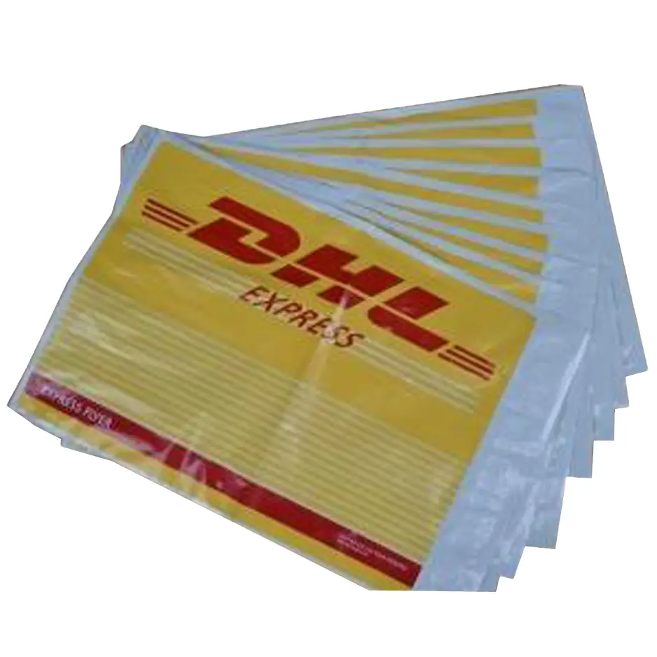 Undurchsichtiger Voll druck PE Poly Dhl Flyer Kunststoff Post paket Postsäcke Lieferung Versand Mailer Kurier Express Tasche