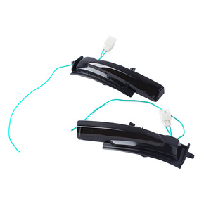 Autodragons - Luz indicadora de señal de giro secuencial LED para espejo retrovisor lateral, color ámbar ahumado con efecto de agua corriente, para XC90 XC60 V90 S90 - Product Image 2