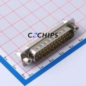 X0225WC2W5 D-Sub/VGA Connector Through hole Component (THT) Connector Standard D-Sub Male 25P Through Hole - Product Image 1