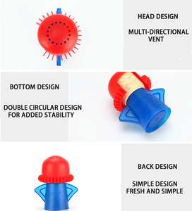Nettoyeur micro-ondes de nettoyage de réfrigérateur de cuisine, appareils de nettoyage à vapeur de four, nettoyeur micro-ondes de maman en colère pour la cuisine à la maison - Product Image 5