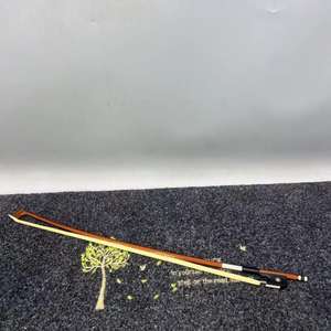 Archet de <span class=keywords><strong>violoncelle</strong></span> d'étudiant en bois massif octogonal en ébène grenouille en ébène 44 Offre Spéciale vente en gros - Product Image 3