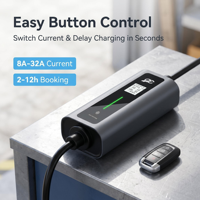 Chargeur EV certifié TUV, TPE ultra-doux, anti-gel, type TPU intelligent, chargeur Byd, chargeur EV 3,5 kW