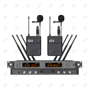 ระบบไมโครโฟนไร้สายแบบไดนามิก/คอนเดนเซอร์สำหรับคาราโอเกะ OEM EIF HD-3000 ระดับมืออาชีพ สำหรับคาราโอเกะ โบสถ์ และเวที - Product Image 4