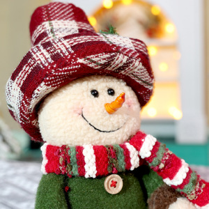 Bestwish Retro-Style <b>Christmas</b> Old Man Snowman Sitting Doll Hot-Selling Window Display <b>Christmas</b> Calendar <b>Christmas</b> Figurine Toy - Product Image 2