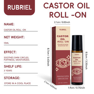 Aceite de Ricino en Roll-on, Nutre Profundamente y Desaliniza la Melanina, Hidrata de Forma Sostenible, Aceite Facial - Product Image 6