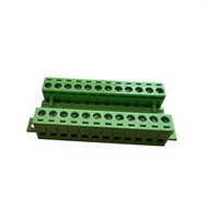 Bloc de bornes enfichable 12 broches pas de 5,08 mm avec oreilles, connecteurs sans soudure KF2EDGRKF-5.08-12PIN