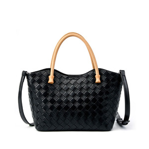 Bán Chạy Nhất Chính Hãng Da Bò Da Túi Xách Cho Phụ Nữ Dệt Phong Cách Cổ Điển Cho Tất Cả Các Mùa-Tinh Khiết Da Handgag Cho Phụ Nữ - Product Image 1