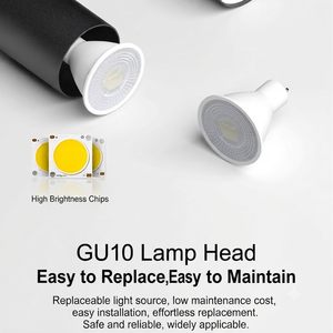Modern White Black Aluminum <b>Surface</b> <b>Mounted</b> Adjustable Multi-Angle Rotation <b>LED</b> Spotlights 3-<b>Light</b> Ceiling Fixture IP44 - Product Image 3