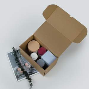 Boîtes d'expédition 11x6x6 pouces, boîte en carton ondulé brun, emballage pour envoi postal, pour l'emballage des petites entreprises - Product Image 6