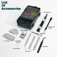 MYJ 120 en 1 jeu de tournevis de précision kit d'outils de réparation magnétique professionnel pour téléphone ordinateur PC caméra montre ordinateur portable
