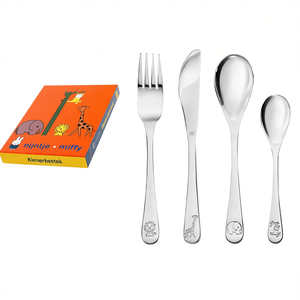 Cubiertos Infantiles Zilverstad Miffy Zoo Animals, Juego de 4 Piezas para Niños - Product Image 2