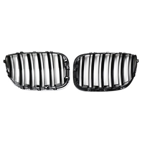 Tiypeor กระจังหน้ารถยนต์สีดำ ABS กระจังหน้าแบบแถวเดียวสำหรับ BMW E53 1999-2003 - Product Image 6