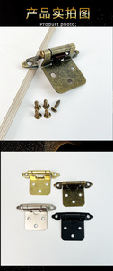 Charnières de porte de placard à fermeture amortie de style américain pour armoires de cuisine et usage hospitalier – Quincaillerie de meubles en gros - Product Image 4