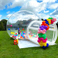 Dôme à bulles gonflable transparent en PVC pour événements festifs, cabane à bulles, cabine photo, pour adultes et enfants