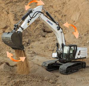 HUINA-Modèle réduit de pelle hydraulique en métal avec télécommande, modèle de camion entièrement fonctionnel, échelle 1/18, <span class=keywords><strong>Kabolite</strong></span> K961-100S - Product Image 4