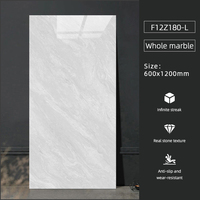 Prix de gros Carreaux de sol en porcelaine Sol moderne en faux marbre 60X120 Matériaux de construction d'intérieur pour villa Salon