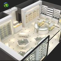 Pioneer Modern Luxury Jewelry Shop Innendekoration Design Glass chmuck Vitrine und Showroom Möbel