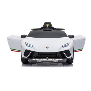 Lusso 12V auto elettrica Ride-On per i bambini per <span class=keywords><strong>Lamborghini</strong></span> <span class=keywords><strong>giocattolo</strong></span> con licenza con telecomando per 3-8 anni materiale plastico fresco - Product Image 2