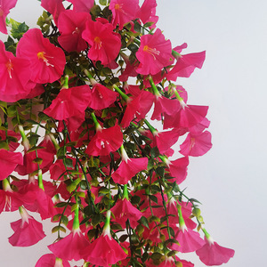 Guirnalda de Flores Artificiales de Gloría de la Mañana de 75 cm, Flores Decorativas de Plástico para Bodas, Decoración del Hogar, Accesorios de Fotografía - Product Image 2