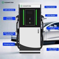 XUDIANTONG Station de recharge rapide DC pour véhicules électriques 240kW-320kW, Boost 300A, double connecteur, pour usage public, flotte et commercial