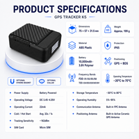 Traceur GPS magnétique 4G sans fil 10000 mAh rechargeable longue autonomie pour le suivi de véhicules, remorques, camions et biens