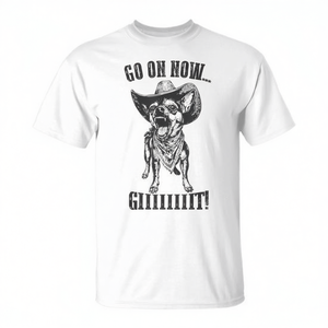 Camiseta vintage de vaquero con estampado de Chihuahua y perro estilo western para hombre, ¡disponible ahora! - Product Image 2