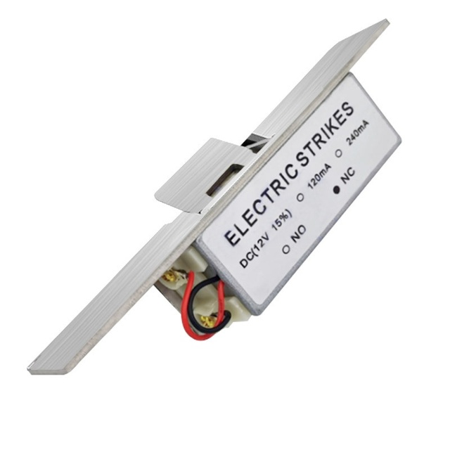 DFD Access Control Electric Lock No Frame Glass Door Card Slot Model DSK-150J 150x28x28mm China Wholesale