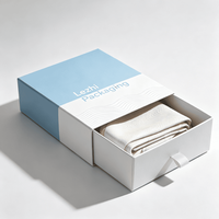 Boîtes à tiroir coulissantes en carton rigide imprimées sur mesure pour emballages cadeaux de luxe, foulards, etc.