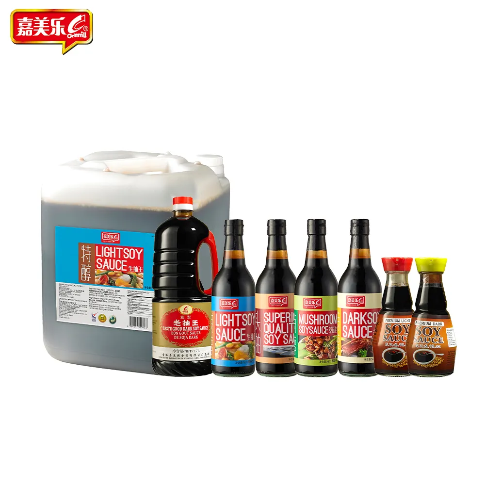 Fabriek Oem Groothandel Bulk Donkere Sojasaus Custom Chinese Hoge Kwaliteit Voedsel Koken Kruiden & Specerij Geconcentreerde Sojasaus