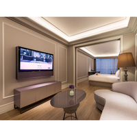 Meubles d'hôtel modernes, mobilier de chambre de luxe 3 étoiles, ensembles de meubles de chambre d'hôtel sur mesure