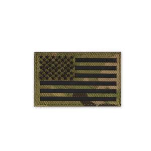 Patch Ricamata Personalizzata con Bandiera USA, Patch Riflettente <span class=keywords><strong>3M</strong></span> - Product Image 5